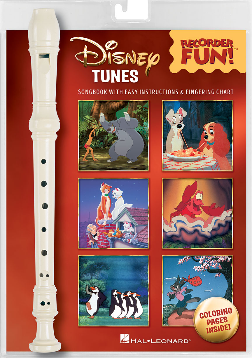 Disney Tunes Recorder Fun! Pack with Songbook and Instrument Hal