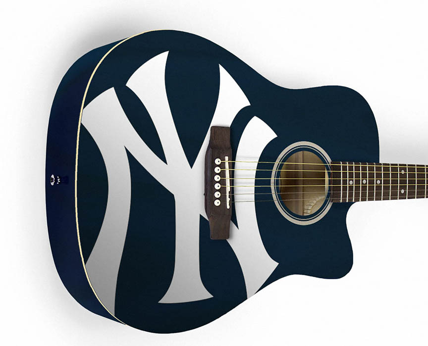 New York Yankees Acoustic Guitar Hal Leonard Online