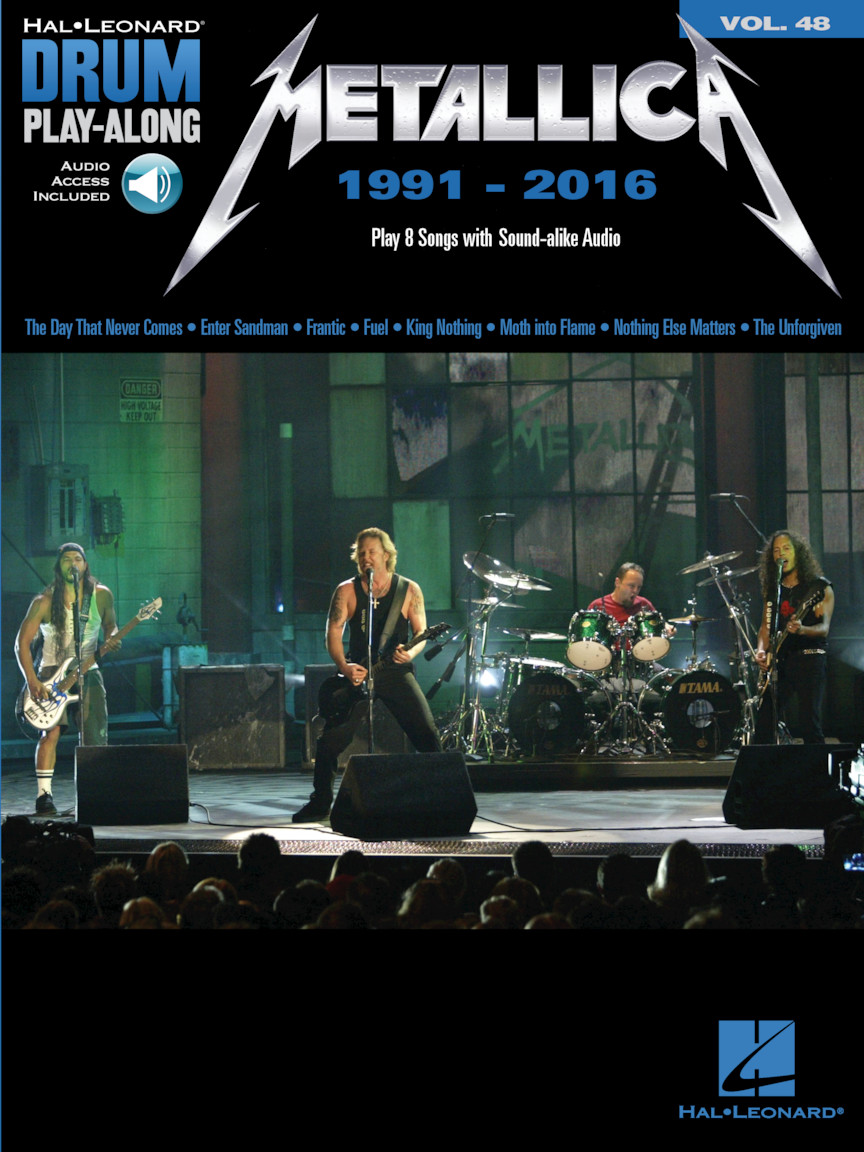 Metallica 19912016 Drum PlayAlong Volume 48 Hal Leonard Online
