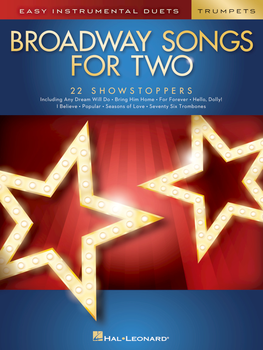 Broadway Songs for Two Trumpets Easy Instrumental Duets Hal Leonard