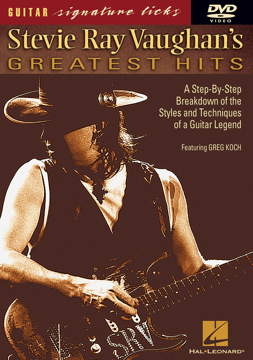 Stevie Ray Vaughan S Greatest Hits Signature Licks Dvd Hal Leonard Online