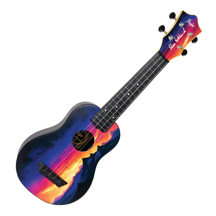 Elise Ecklund Sunset Signature Soprano Ukulele Travel Series Model TUSEE Hal Leonard Online