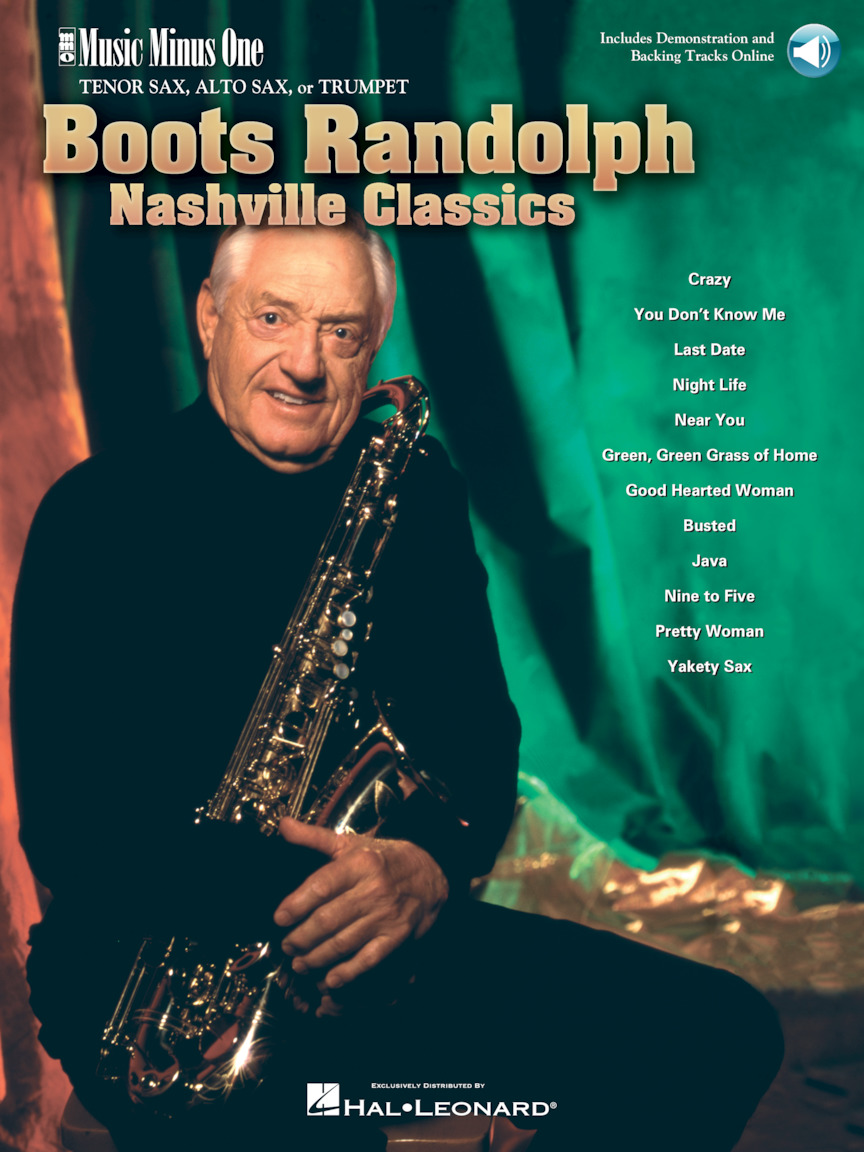Boots Randolph Nashville Classics Music Minus One for Tenor Sax