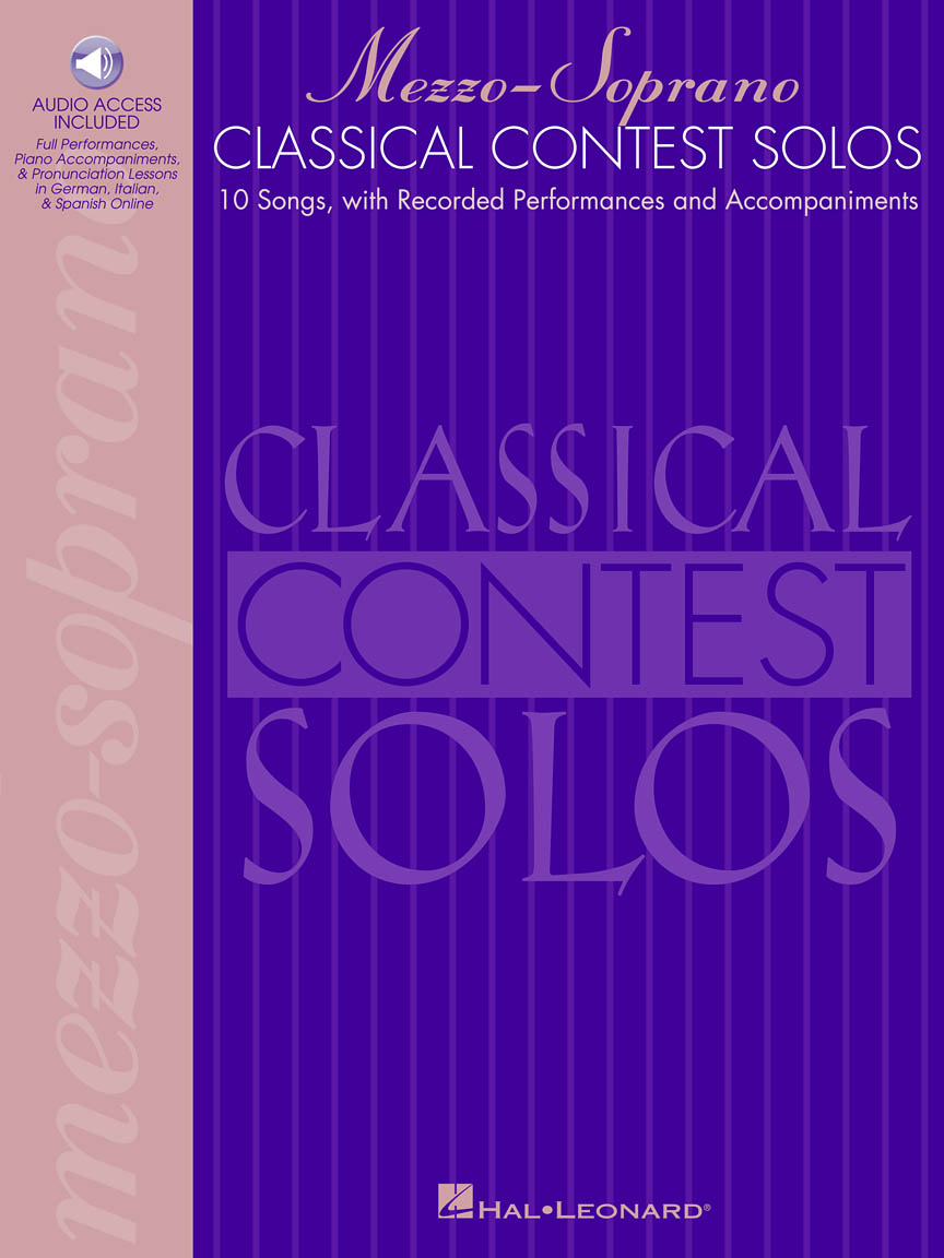 Classical Contest Solos Mezzo Soprano Hal Leonard Online