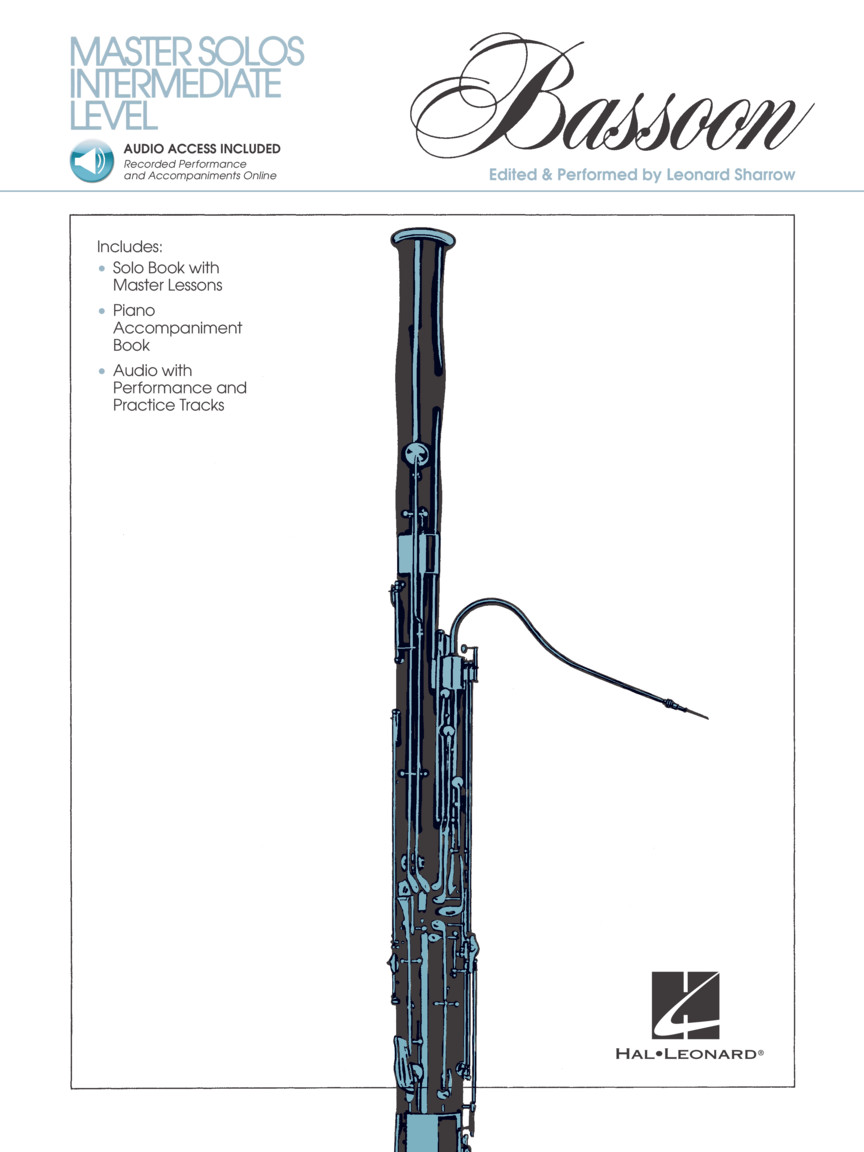 Master Solos Intermediate Level Bassoon Book with Online Audio