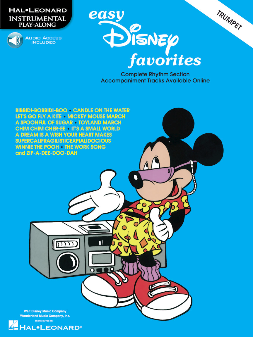 Easy Disney Favorites Trumpet Play Along Pack Hal Leonard Online