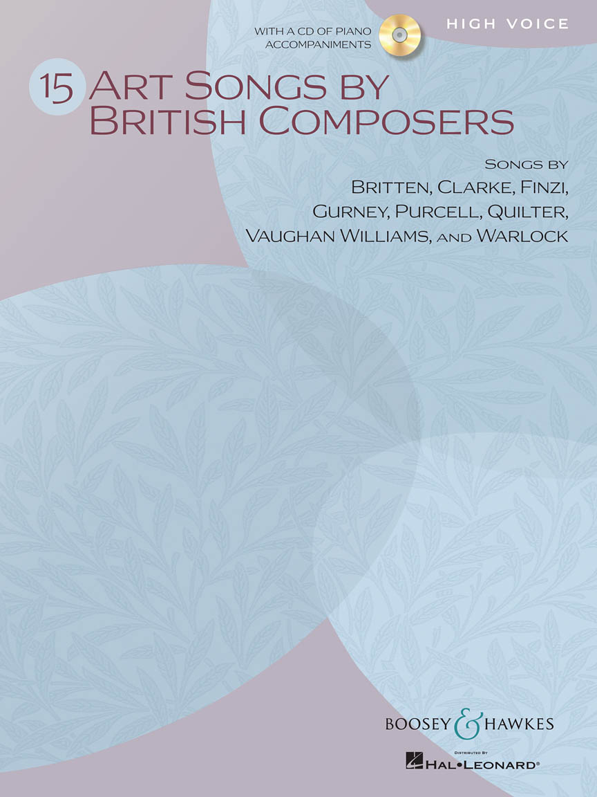 15 Art Songs by British Composers High Voice, Book/CD Hal Leonard