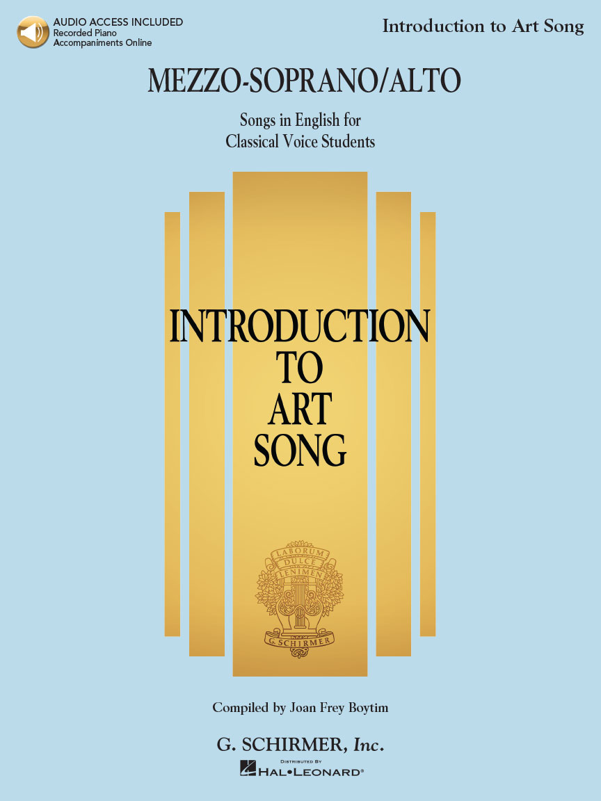 Introduction To Art Song For Mezzo Soprano Alto Songs In English For Classical Voice Students Hal Leonard Online