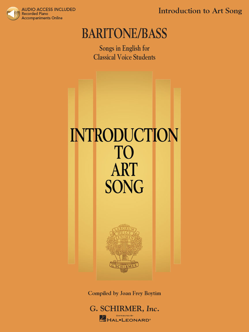 Introduction To Art Song For Baritone Bass Songs In English For Classical Voice Students Hal Leonard Online